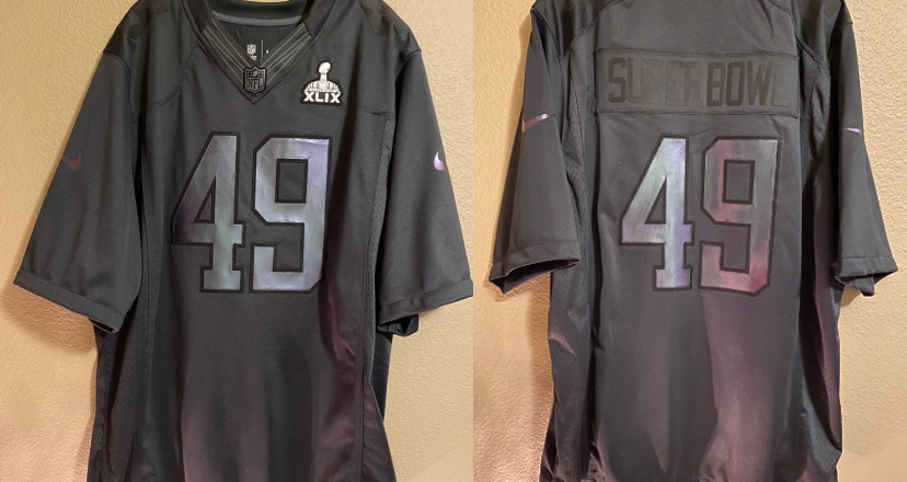 Super Bowl 49 Black Limited Edition NWT Jersey Mens S Football (Check description if you want Women or Youth size)