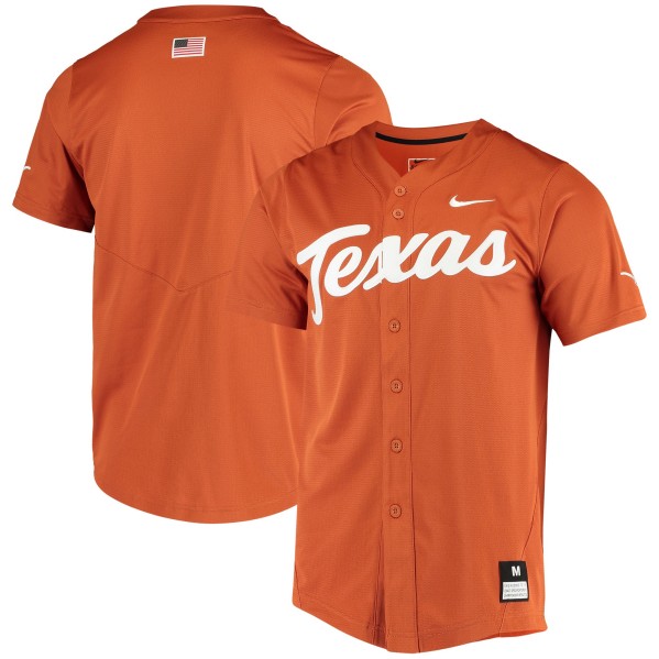 Men's Texas Longhorns Custom Orange Vapor Untouchable Elite Stitched Jersey