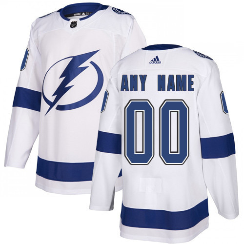 Men's Tampa Bay Lightning Custom Name Number Size NHL Stitched Jersey