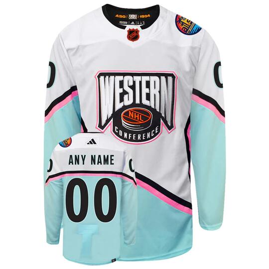 Men's Colorado Avalanche 2023 All-star Wetern Conference Custom Stitched Jersey