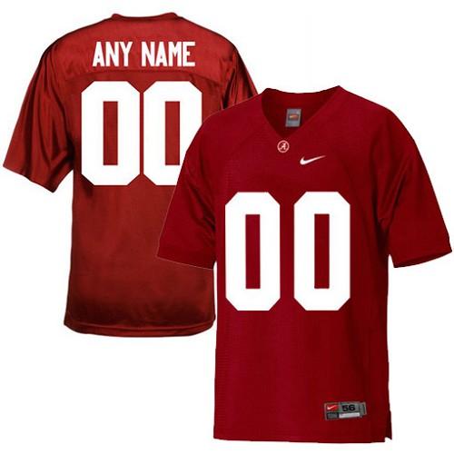 Crimson Tide Personalized Authentic Red NCAA Jersey