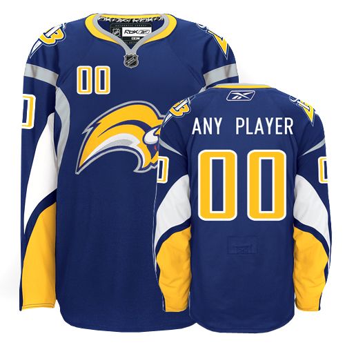 Sabres Personalized Authentic Blue NHL Jersey (S-3XL)
