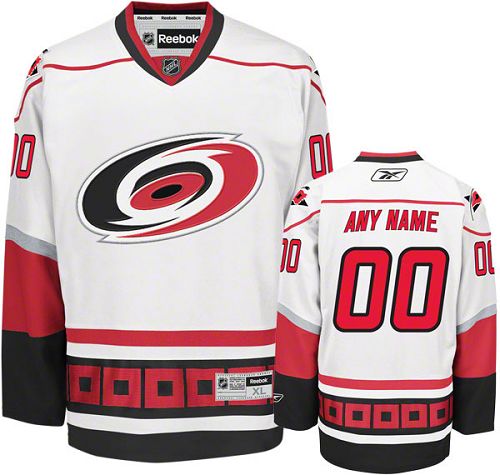 Hurricanes Personalized Authentic White NHL Jersey (S-3XL)