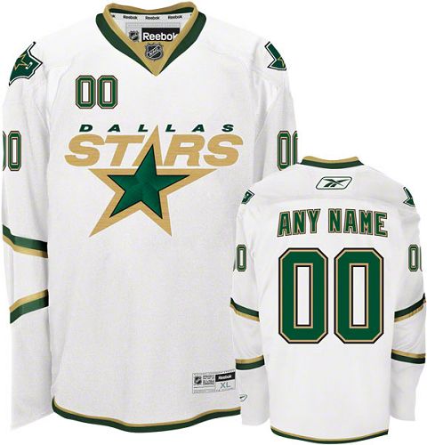 Stars Third Personalized Authentic Black NHL Jersey (S-3XL)