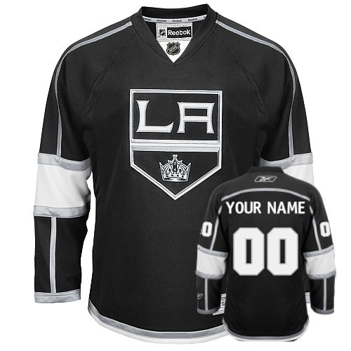 Kings Third Personalized Authentic Black NHL Jersey (S-3XL)