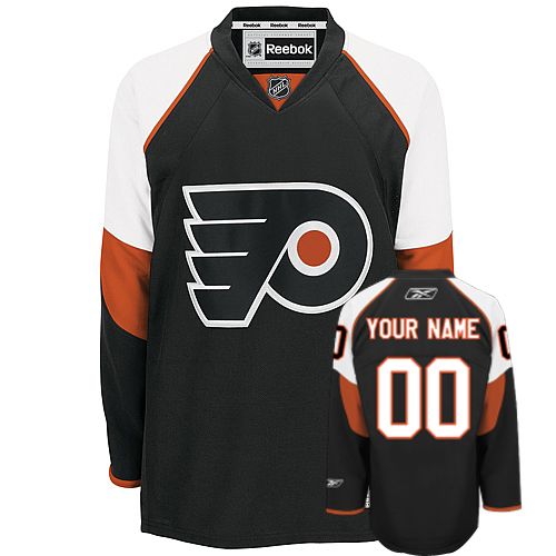 Flyers Personalized Authentic Black NHL Jersey (S-3XL)