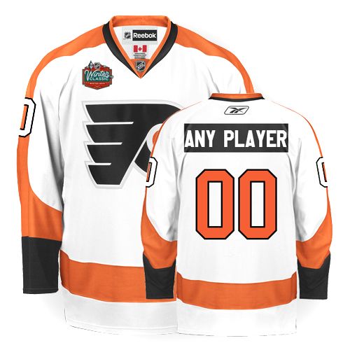 Flyers Personalized Authentic White Winter Classic NHL Jersey (S-3XL)