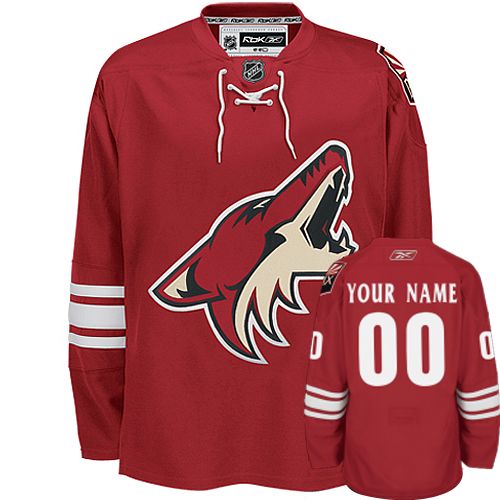 Coytes Personalized Authentic Red NHL Jersey (S-3XL)