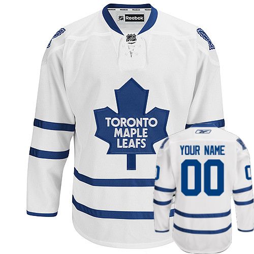Leafs Personalized Authentic White NHL Jersey (S-3XL)