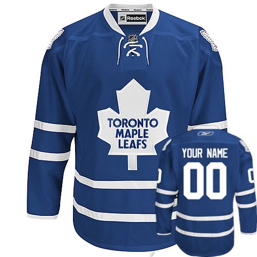 Leafs Personalized Authentic Blue NHL Jersey (S-3XL)