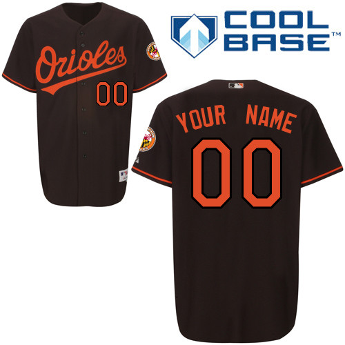 Orioles Personalized Authentic Black MLB Jersey