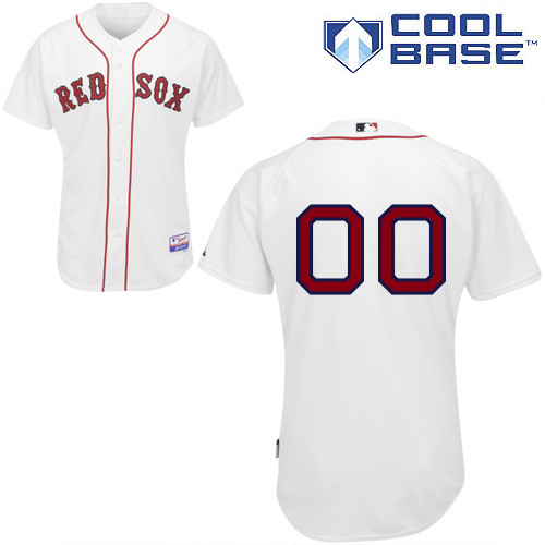 Red Sox Personalized Authentic White MLB Jersey