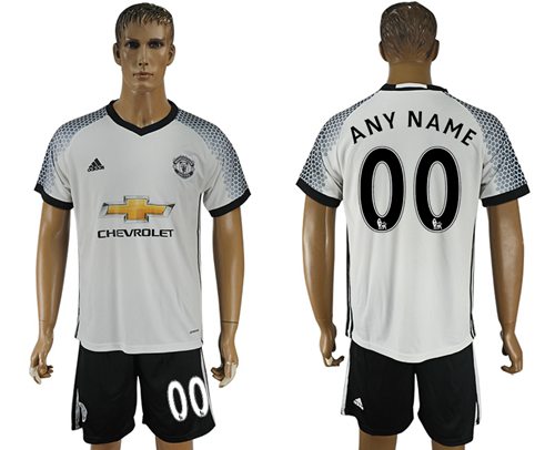 Manchester United Personalized White Soccer Club Jersey