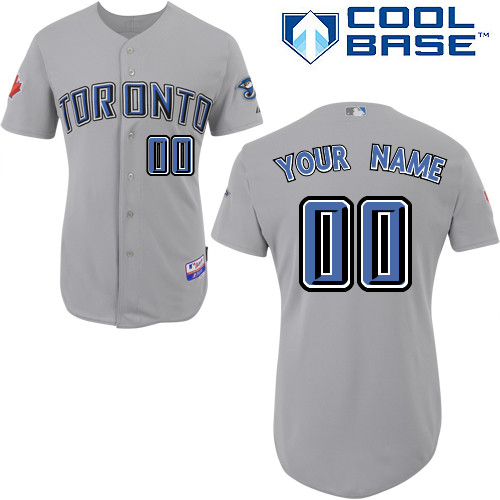 Blue Jays Authentic Grey Cool Base MLB Jersey