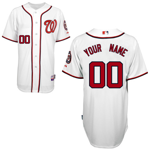 Nationals Authentic White 2011 Cool Base MLB Jersey