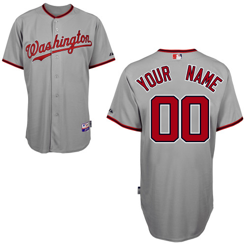Nationals Authentic Grey 2011 Cool Base MLB Jersey