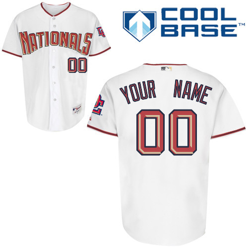 Nationals Authentic White Cool Base MLB Jersey
