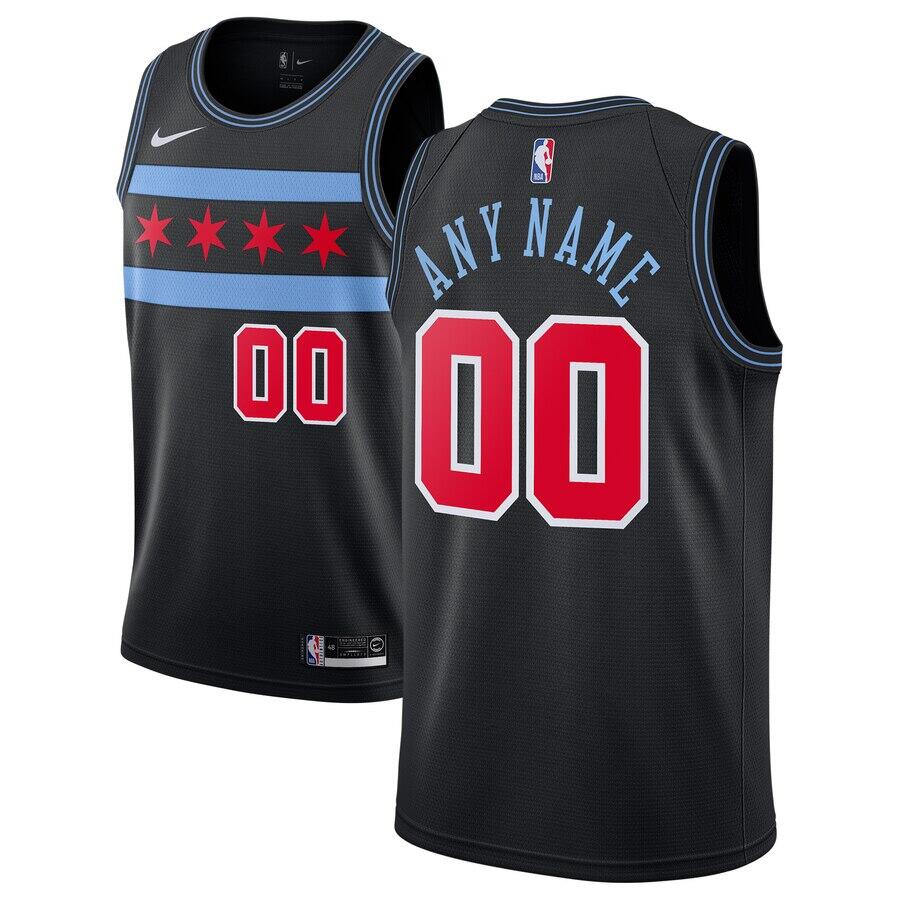 Chicago Bulls Personalized City Edition Stitched NBA Jersey