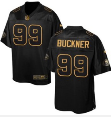 Men's 49ers ACTIVE PLAYER Black Gold Edition Limited Stitched NFL Jersey