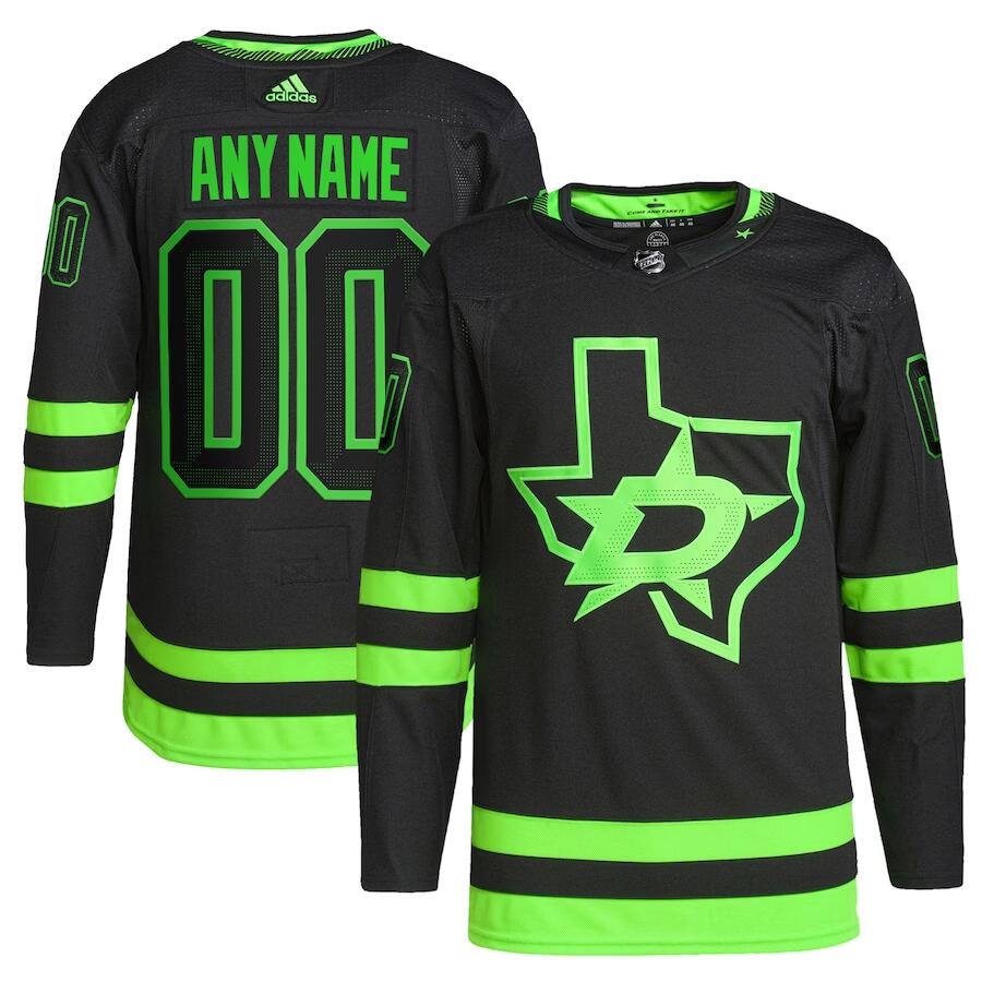 Men's Dallas Stars Custom Name Number Size Black 2020/21 Alternate Premier Breakaway NHL Stitched Jersey