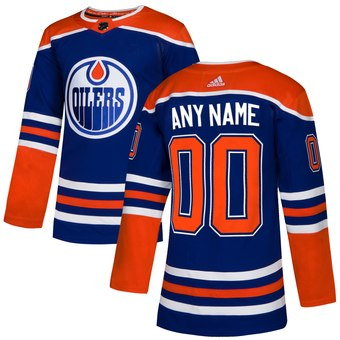 Men's Edmonton Oilers Custom Name Number Size NHL Stitched Jersey