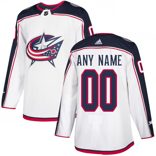 Men's Columbus Blue Jackets Custom Name Number Size NHL Stitched Jersey