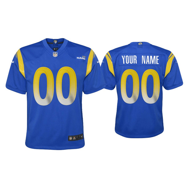 Youth Rams ACTIVE PLAYER Royal Limited Stitched NFL Jersey