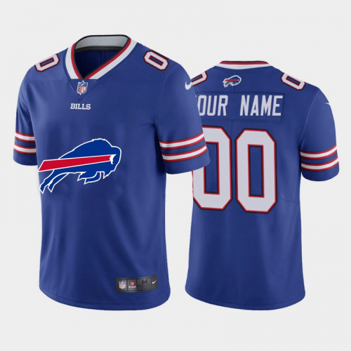 Men's Buffalo Bills Customized Royal Blue Team Color Vapor Untouchable Limited Stitched NFL Jersey (Check description if you want Women or Youth size)