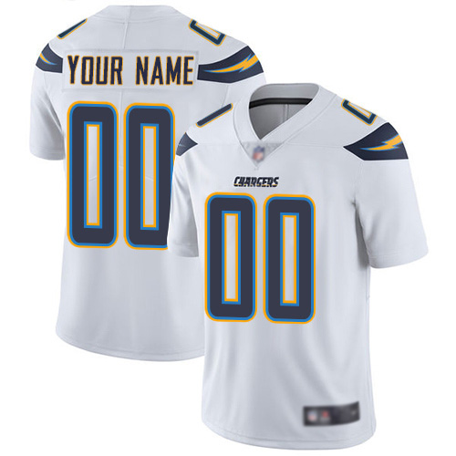 Men's Los Angeles Chargers Customized White Team Color Vapor Untouchable Limited Stitched NFL Jersey (Check description if you want Women or Youth size)