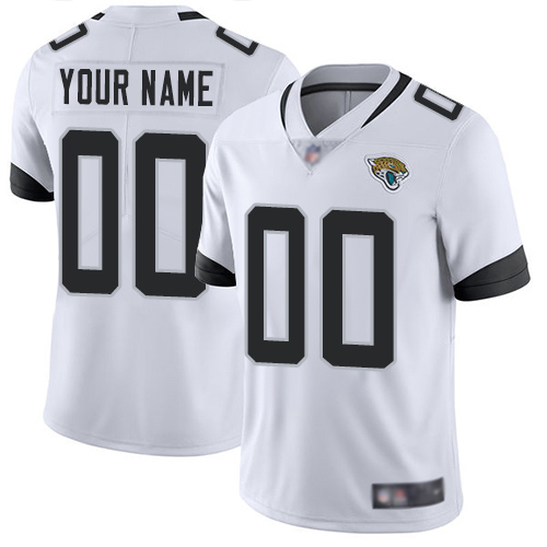 Men's Jacksonville Jaguars Customized White Team Color Vapor Untouchable Limited Stitched NFL Jersey (Check description if you want Women or Youth size)