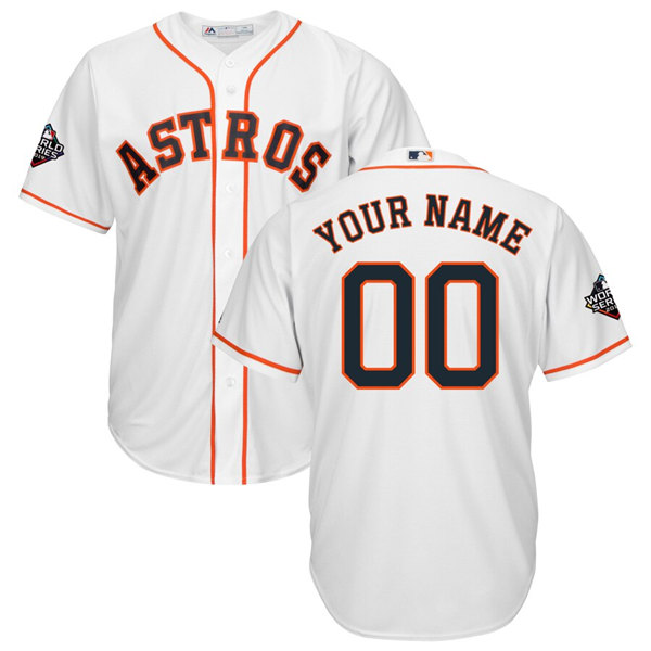 Astros Personalized White MLB Stitched Jersey