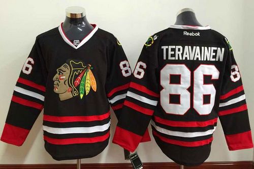 Men's Chicago Blackhawks Custom Name Number Size Black Stitched NHL Jersey