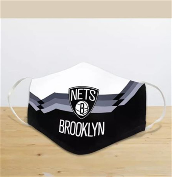 Brooklyn Nets Face Mask 090022 Filter Pm2.5 (Pls Check Description For Details) Brooklyn Nets Face Mask