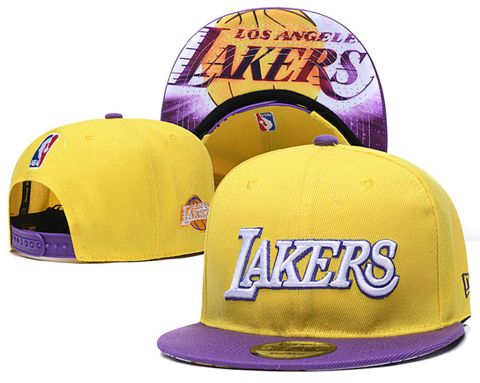 NBA Los Angeles Lakers Stitched Snapback Hats 012