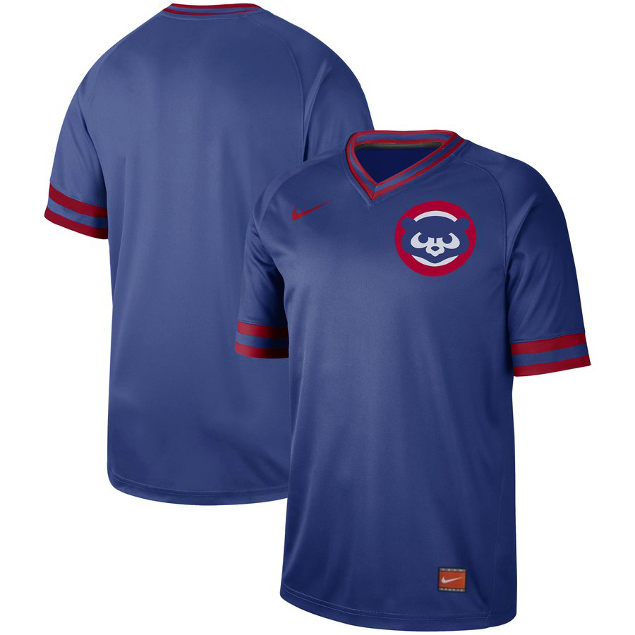 Men's Chicago Cubs Blank Royal Cooperstown Collection Legend Stitched MLB Jersey