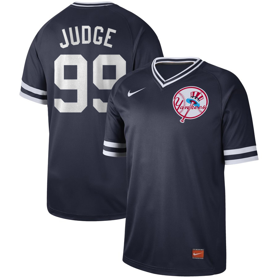 Men's New York Yankees #99 Aaron Judge Navy Cooperstown Legend Collection Stitched MLB Jersey
