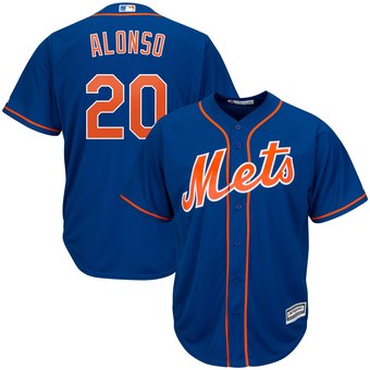 Men's New York Mets #20 Pete Alonso Blue 2019 Cool Base Stitched MLB Jersey