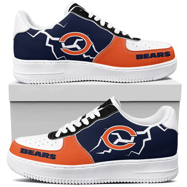 Women's Chicago Bears Air Force 1 Sneakers 001