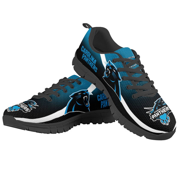 Women's NFL Carolina Panthers Lightweight Running Shoes 011