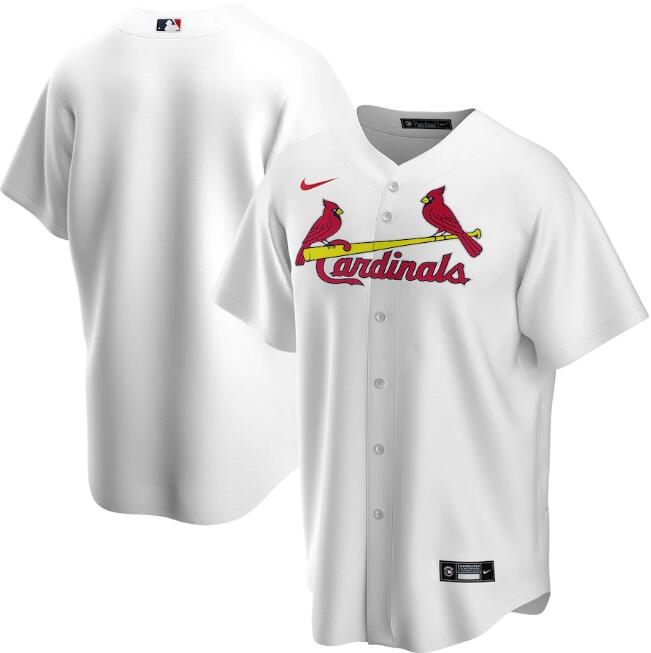 Men's St. Louis Cardinals White Cool Base Stitched MLB Jersey