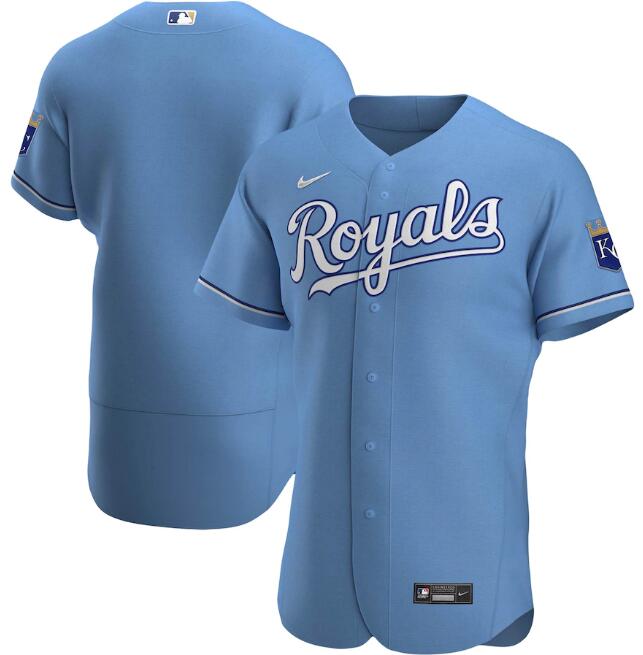 Men's Kansas City Royals Blue Flex Base Stitched MLB Jersey