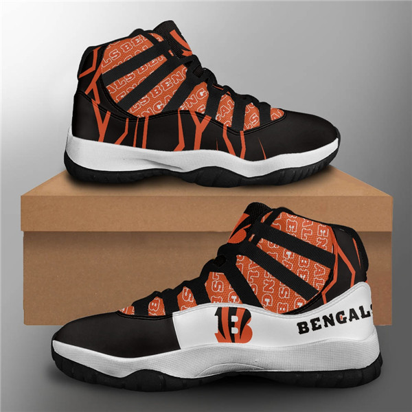 Men's Cincinnati Bengals Air Jordan 11 Sneakers 001