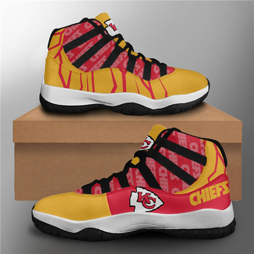 Men's Kansas City Chiefs Air Jordan 11 Sneakers 001