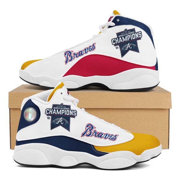 Women's Atlanta Braves Limited Edition JD13 Sneakers 007