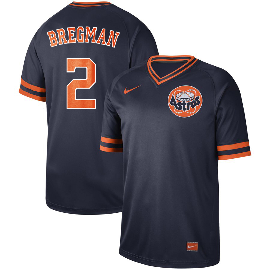 Men's Houston Astros #2 Alex Bregman Navy Cooperstown Collection Legend Stitched MLB Jersey
