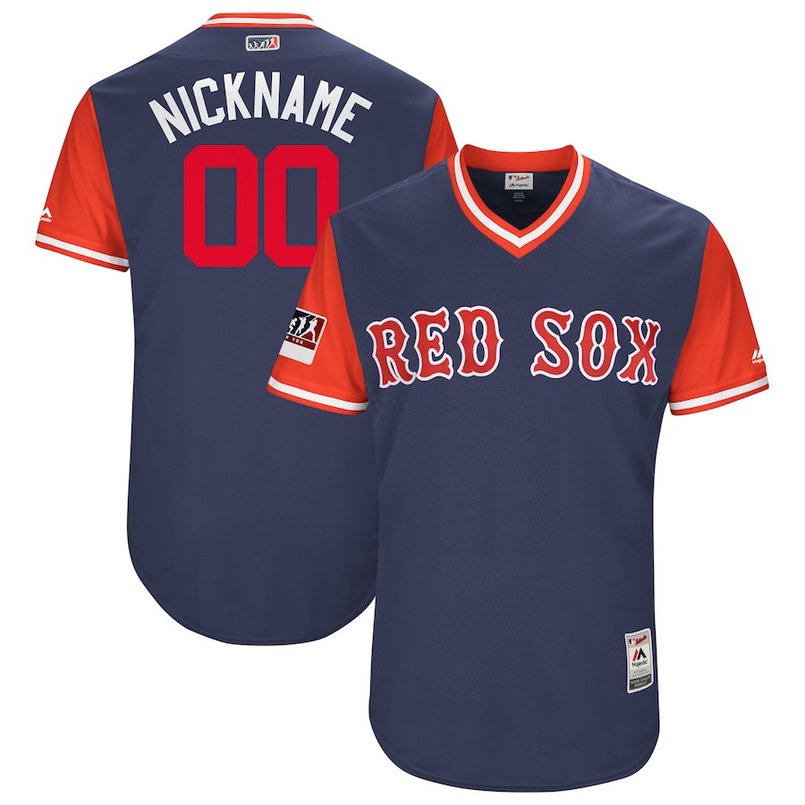 Men's Boston Red Sox Majestic Royal/Light 2018 Players' Weekend Pick-A Player Roster Jersey