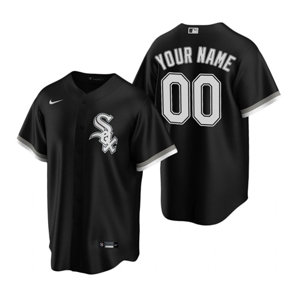 Youth Chicago White Sox Active Player Custom Black Cool Base Stitched Baseball Jersey
