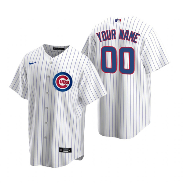 Youth Chicago Cubs Active Player Custom White Cool Base Stitched Baseball Jersey