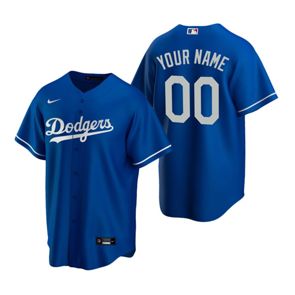 Youth Los Angeles Dodgers Active Player Custom Royal Cool Base Stitched Baseball Jersey