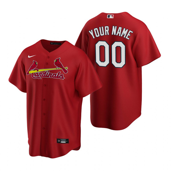 Youth St. Louis Cardinals Active Player Custom Red Cool Base Stitched Baseball Jersey